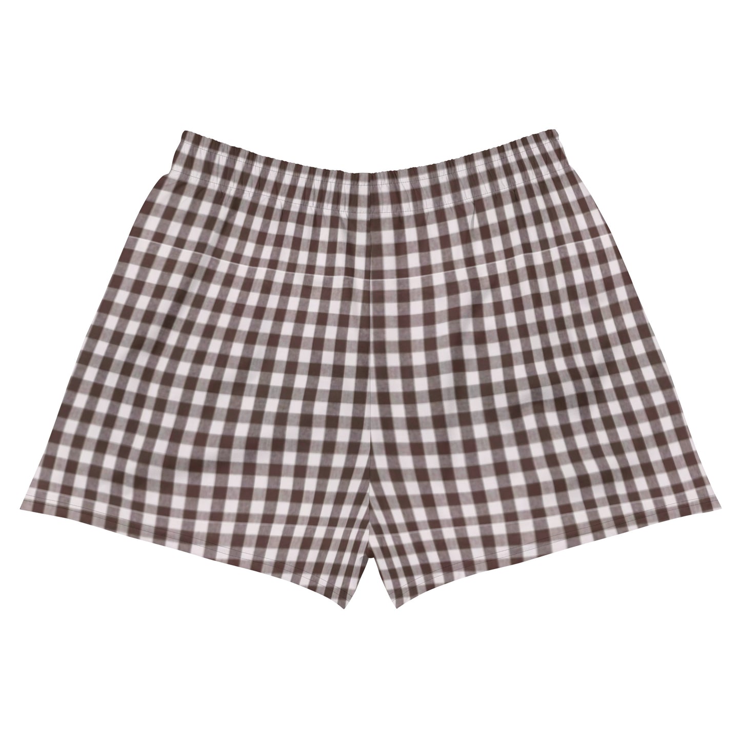 Women’s Walking Shorts - Brown Gingham