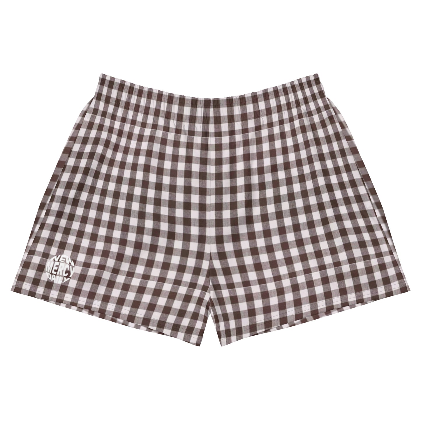 Women’s Walking Shorts - Brown Gingham